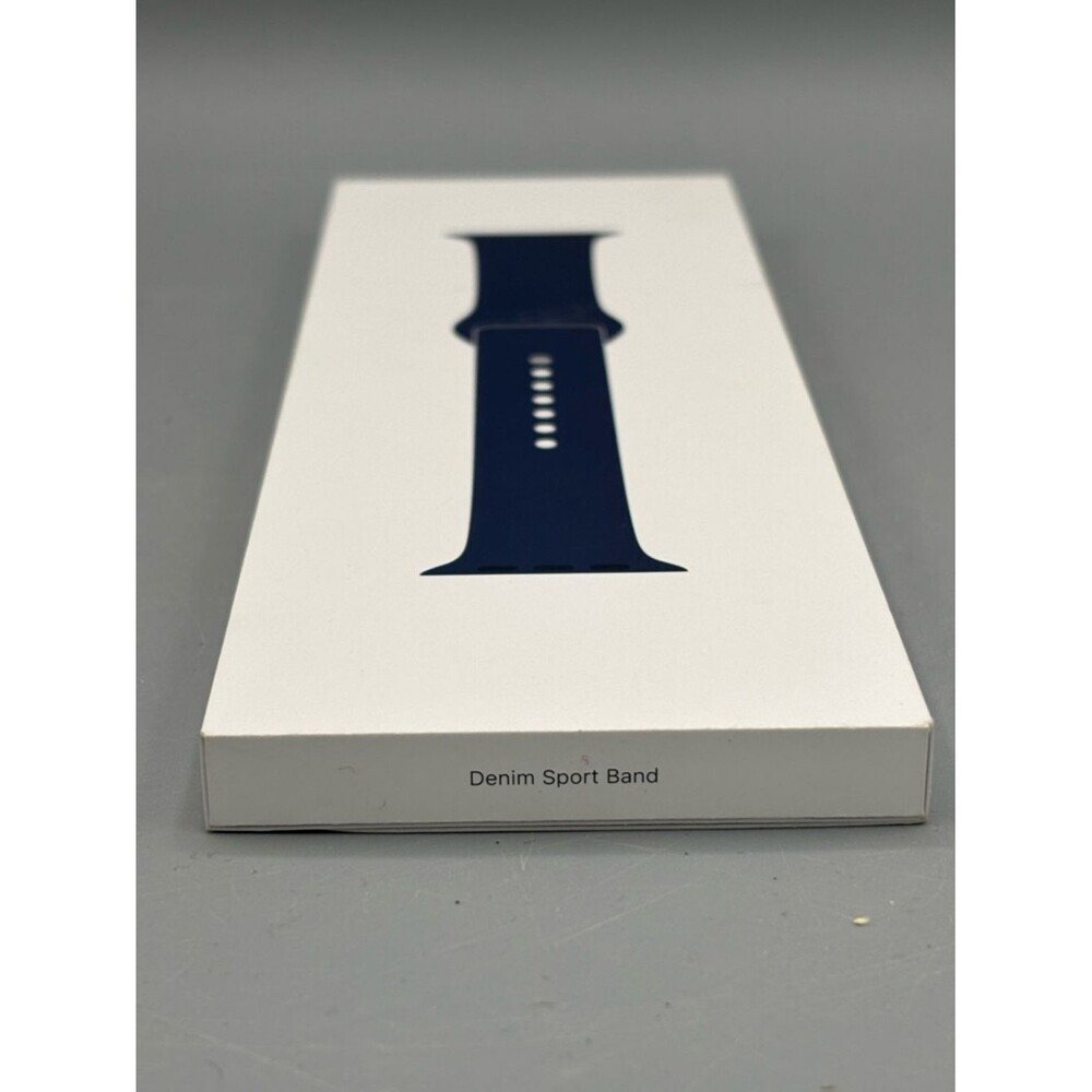 Denim Blue Silicone Watch Band - 42mm